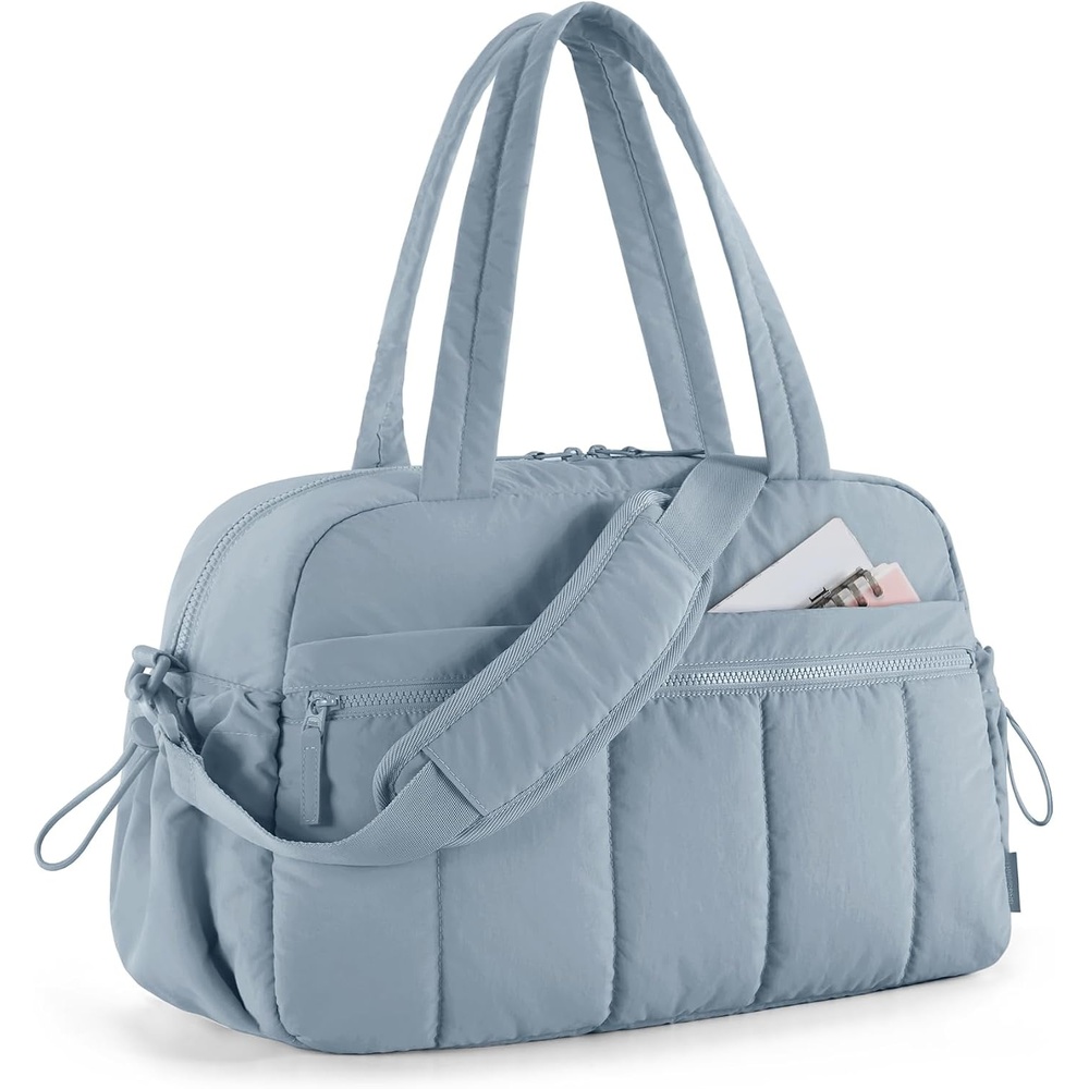 image:imageBAGSMART Duffle Bag for Travel Gym Bag for Women Weekender Carry onFrench Blue