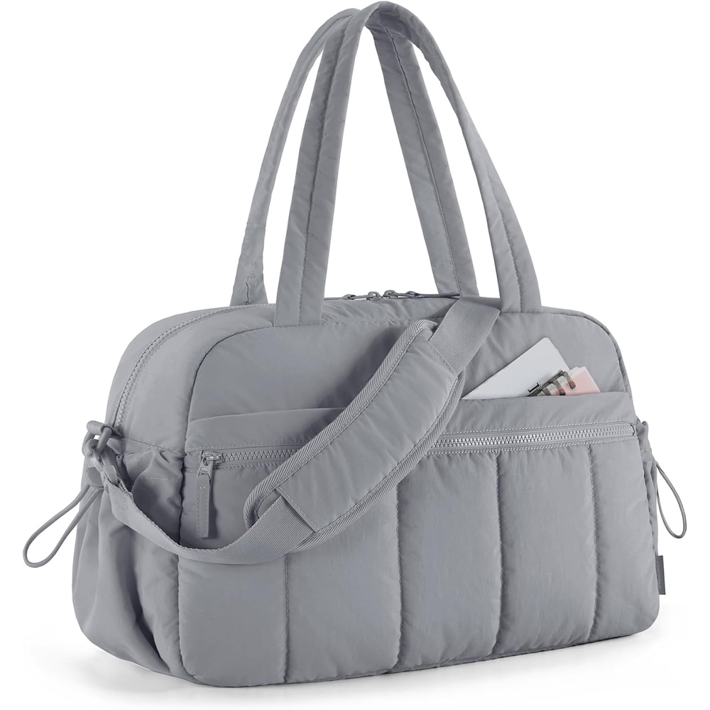 image:imageBAGSMART Duffle Bag for Travel Gym Bag for Women Weekender Carry onGray