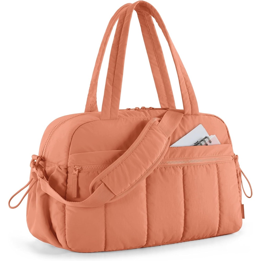 image:imageBAGSMART Duffle Bag for Travel Gym Bag for Women Weekender Carry onOrange