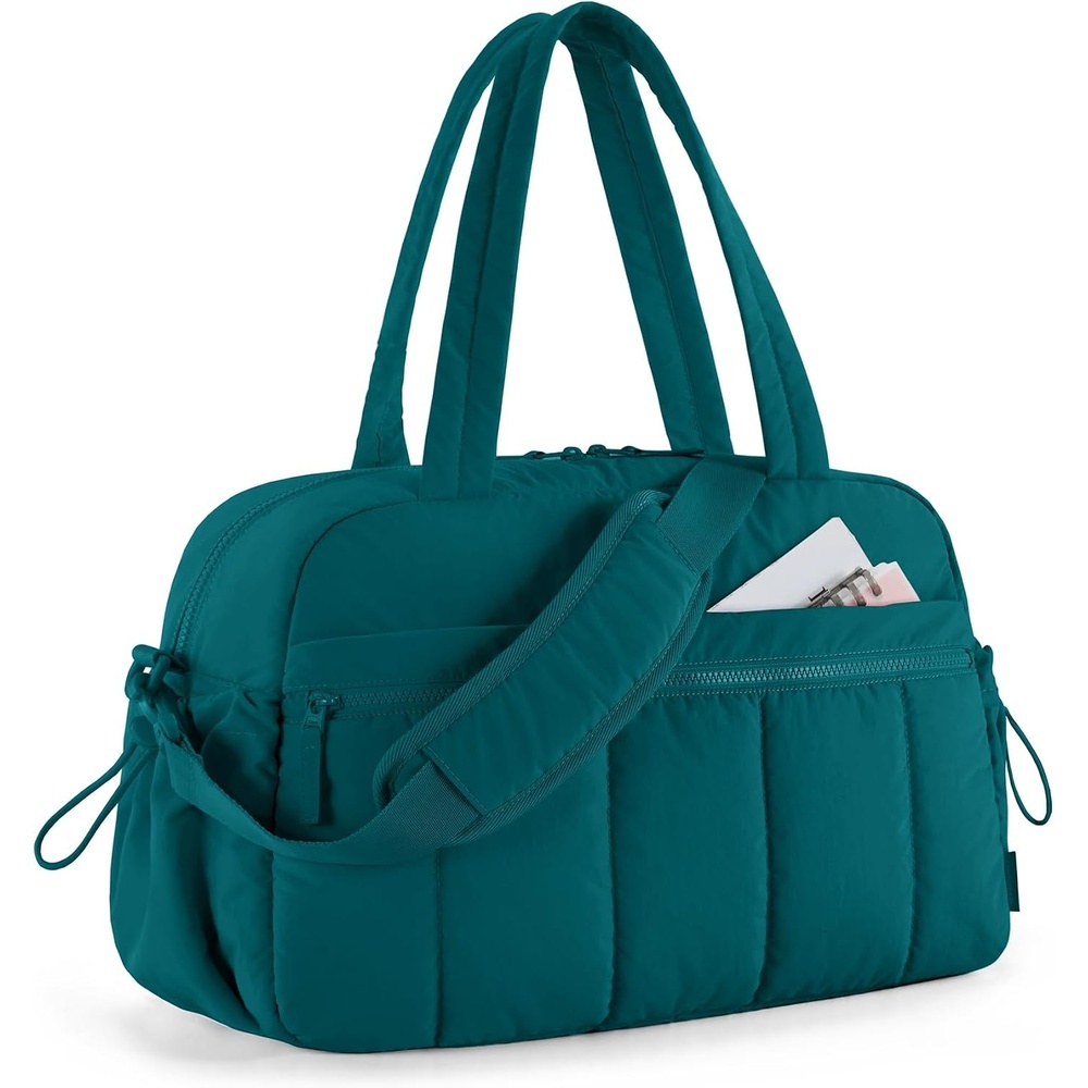image:imageBAGSMART Duffle Bag for Travel Gym Bag for Women Weekender Carry onTeal