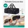 BAGSMART 4-IN-1 Duffle Bag for Travel, 40L Gym Bag Workout with Wet Pocket(Forest Green)