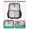 BAGSMART 4-IN-1 Duffle Bag for Travel, 40L Gym Bag Workout with Wet Pocket(Gray)