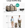 BAGSMART 83L Foldable Travel Bag, Large Duffle Bag Luggage for Travel(Olive green)