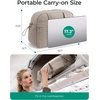 BAGSMART Duffle Bag for Travel, Gym Bag for Women, Weekender Carry on(Brown)