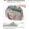 BAGSMART Duffle Bag for Travel, Gym Bag for Women, Weekender Carry on(Brown)