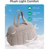 BAGSMART Duffle Bag for Travel, Gym Bag for Women, Weekender Carry on(Brown)