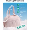 BAGSMART Duffle Bag for Travel, Gym Bag for Women, Weekender Carry on(Coral Pink)