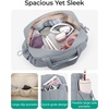 BAGSMART Duffle Bag for Travel, Gym Bag for Women, Weekender Carry on(Gray)
