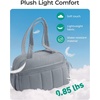 BAGSMART Duffle Bag for Travel, Gym Bag for Women, Weekender Carry on(Gray)
