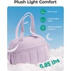 BAGSMART Duffle Bag for Travel, Gym Bag for Women, Weekender Carry on(Lavender)