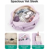 BAGSMART Duffle Bag for Travel, Gym Bag for Women, Weekender Carry on(Lavender)