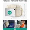 BAGSMART Duffle Bag for Travel, Gym Bag for Women, Weekender Carry on(M-Ivory)