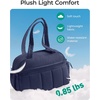 BAGSMART Duffle Bag for Travel, Gym Bag for Women, Weekender Carry on(Navy Blue)