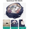 BAGSMART Duffle Bag for Travel, Gym Bag for Women, Weekender Carry on(Navy Blue)