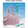 BAGSMART Duffle Bag for Travel, Gym Bag for Women, Weekender Carry on(Orchid Purple)