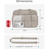 BAGSMART Gym Bag for Women, Personal Item Puffer Duffle Bag, Weekender Overnight Carry On Tote Handag for Travel(Camel)