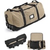 BAGSMART 83L Foldable Travel Bag, Large Duffle Bag Luggage for Travel(Brown)