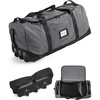 BAGSMART 83L Foldable Travel Bag, Large Duffle Bag Luggage for Travel(Dark Gray)
