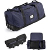 BAGSMART 83L Foldable Travel Bag, Large Duffle Bag Luggage for Travel(Navy Blue)