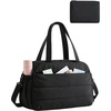 BAGSMART Gym Bag for Women, Travel Duffle Bag for Travel Personal Item Bag(Black)