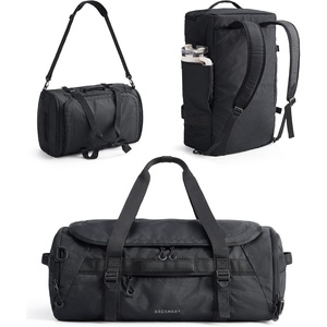 BAGSMART 4-IN-1 Duffle Bag for Travel, 40L Gym Bag Workout with Wet Pocket(Black)