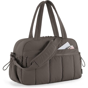 BAGSMART Duffle Bag for Travel, Gym Bag for Women, Weekender Carry on(Dim Gray)