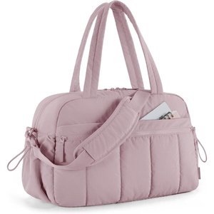 BAGSMART Duffle Bag for Travel, Gym Bag for Women, Weekender Carry on(Orchid Purple)