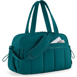 BAGSMART Duffle Bag for Travel, Gym Bag for Women, Weekender Carry on(Teal)