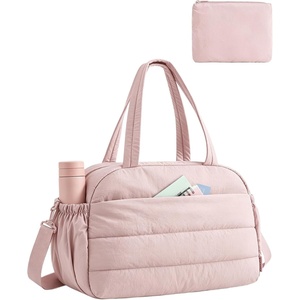BAGSMART Gym Bag for Women, Travel Duffle Bag for Travel Personal Item Bag(Baby Pink)