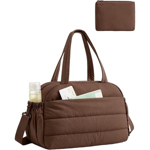 BAGSMART Gym Bag for Women, Travel Duffle Bag for Travel Personal Item Bag(Coffee Brown)