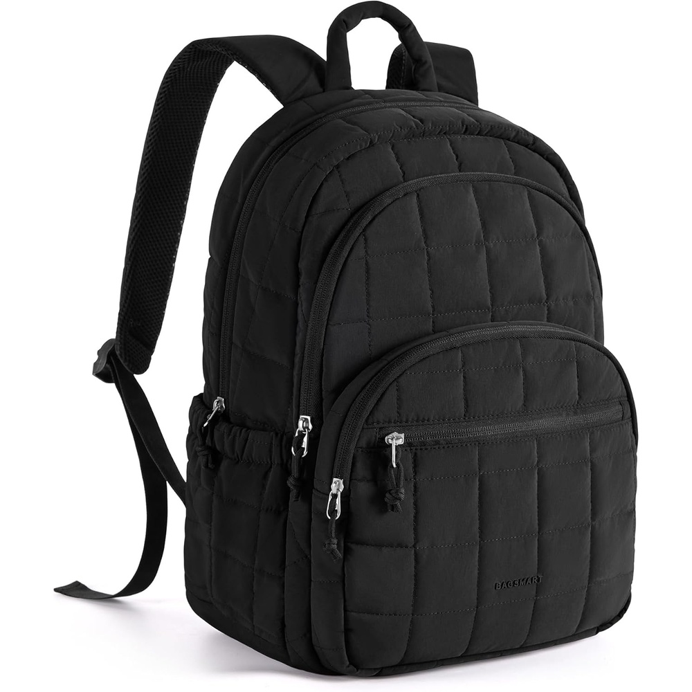 image:imageBAGSMART Travel Backpack for Women 156 College Laptop Backpack BlackBlack