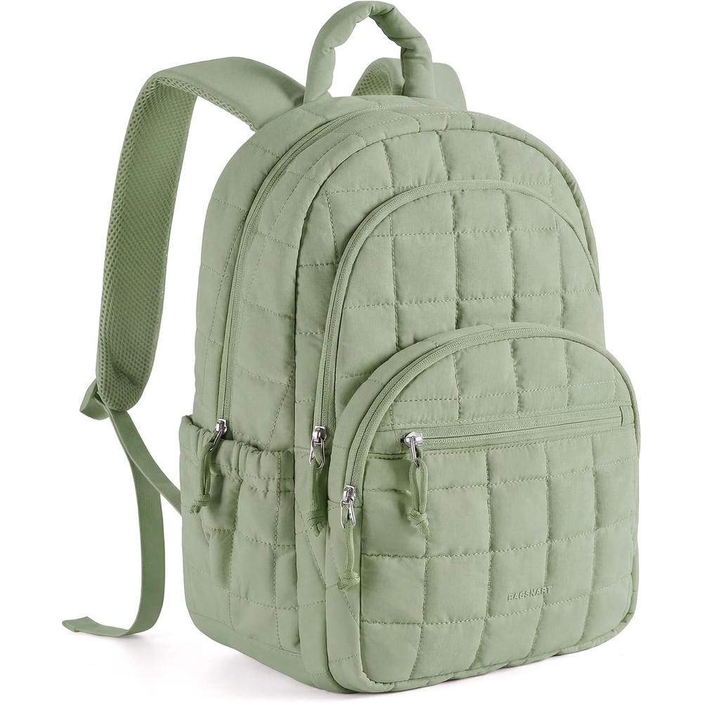 image:imageBAGSMART Travel Backpack for Women 156 College Laptop Backpack BlackForest Green