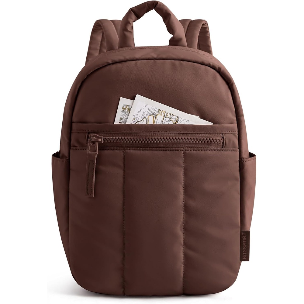 image:imageBAGSMART Travel Backpack for Women 156 Inch Laptop College BackpackCoffee Brown