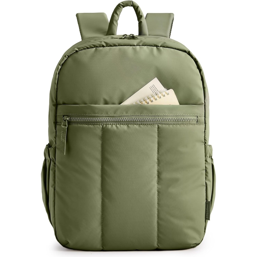 image:imageBAGSMART Travel Backpack for Women 156 Inch Laptop College BackpackGreen