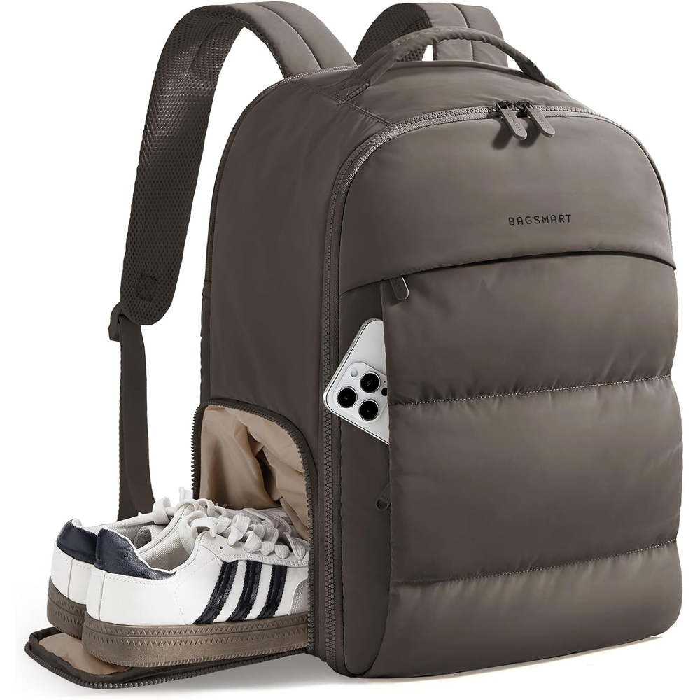 image:imageBAGSMART Travel Backpack for Women Gym Backpack with Shoe CompartmentDim Gray