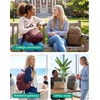 BAGSMART College Laptop Backpack,Cute Travel Backpack for Women,Quilted Computer Bookbag(19-cherry Red)