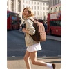 BAGSMART College Laptop Backpack,Cute Travel Backpack for Women,Quilted Computer Bookbag(20-coffee Brown)