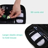 BAGSMART Electronics Travel Organizer for Cords, Zipper Pouch, Black(Black)