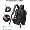 BAGSMART Travel Backpack for Women, 15.6 Inch Laptop College Backpack(Black)