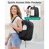 BAGSMART Travel Backpack for Women, 15.6 Inch Laptop College Backpack(Forest Green)