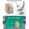 BAGSMART Travel Backpack for Women, Gym Backpack with Shoe Compartment(Dim Gray)