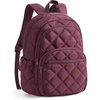 BAGSMART College Laptop Backpack,Cute Travel Backpack for Women,Quilted Computer Bookbag(19-cherry Red)