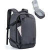 BAGSMART Travel Backpack for Women, 15.6 Inch Carry On Bag, Light Blue(Charcoal)