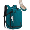 BAGSMART Travel Backpack for Women, 15.6 Inch Carry On Bag, Light Blue(Fresh Ink Green)
