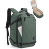 BAGSMART Travel Backpack for Women, 15.6 Inch Carry On Bag, Light Blue(Haze Green)