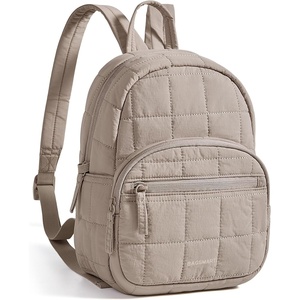 BAGSMART Travel Backpack for Women, 15.6″ College Laptop Backpack, Black(Camel Brown)