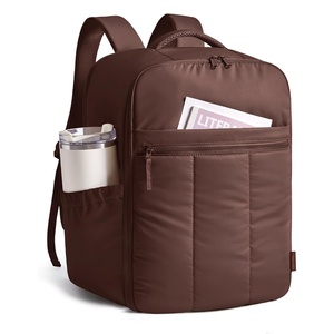 BAGSMART Travel Backpack for Women, 15.6 Inch Laptop College Backpack(Coffee)