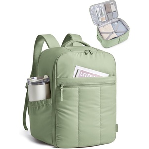 BAGSMART Travel Backpack for Women, 15.6 Inch Laptop College Backpack(Forest Green)