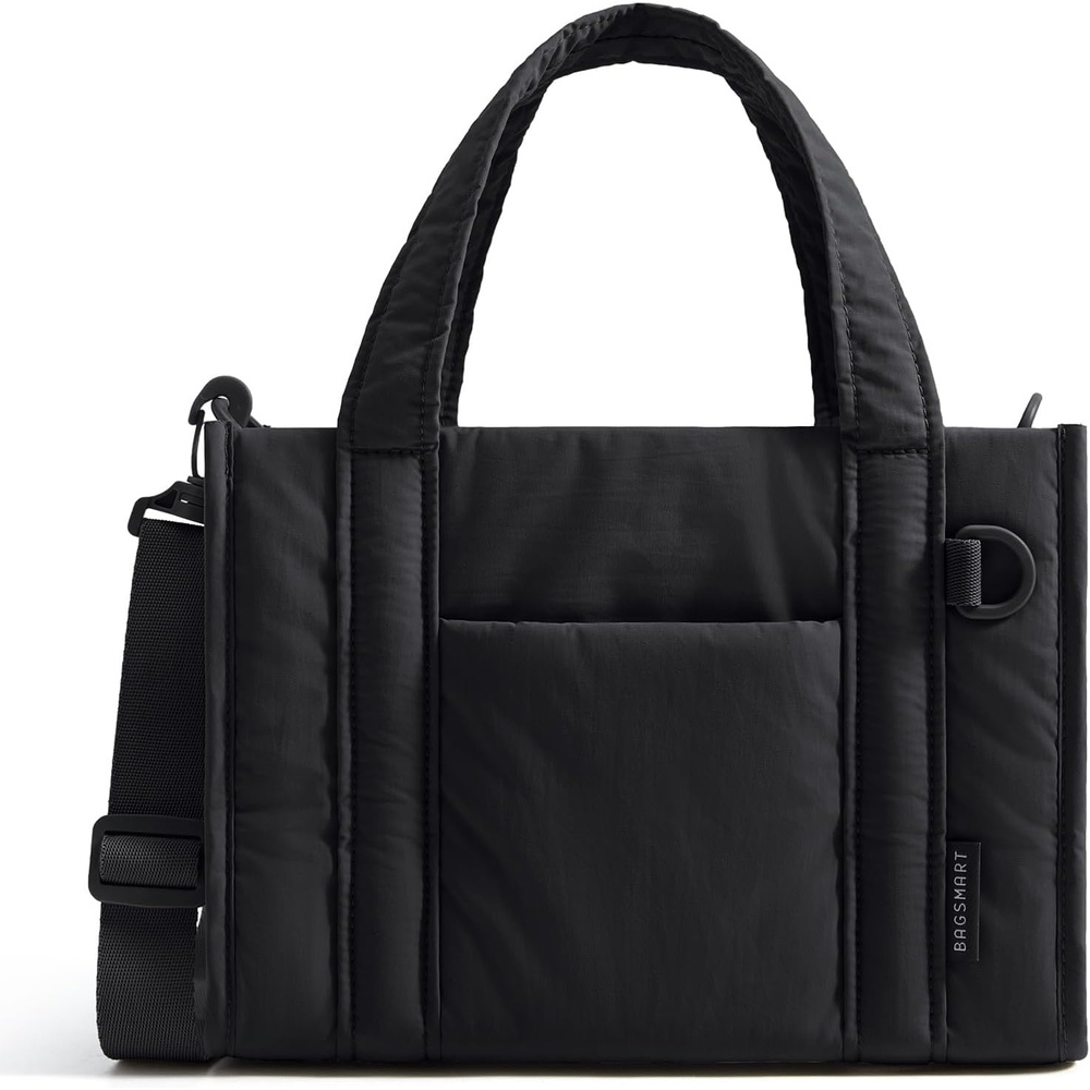 image:imageBAGSMART Boxy Tote Bag for Women Crossbody Work Bag with ZipperClassic