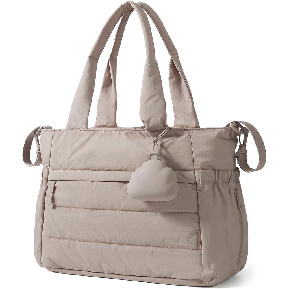 image:imageBAGSMART Diaper Bag Tote Hospital Bag for Labor Delivery Travel Baby ToteCamel